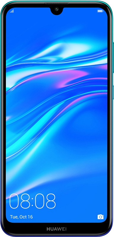Смартфон Huawei Y7 2019 (синий) фото 2